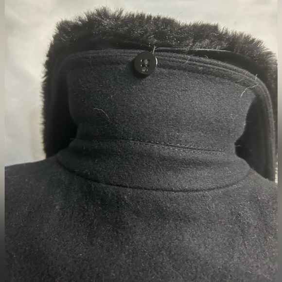 Juicy Couture black wool blend coat. Size small‎ - Picture 4 of 10